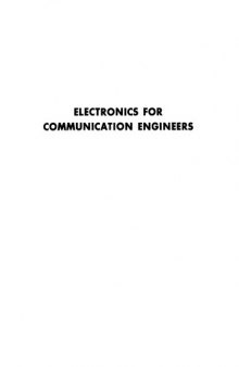 Electronics for communication engineers