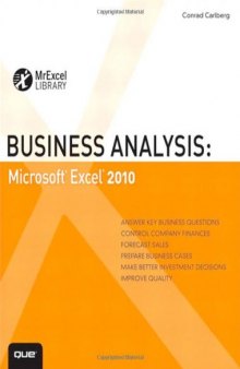 Business Analysis: Microsoft Excel 2010 