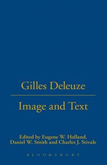 Gilles Deleuze : image and text