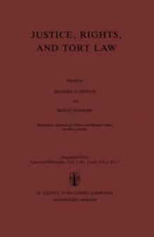 Justice, Rights, and Tort Law