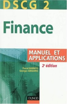 DSCG 2 Finance : Manuel et applications