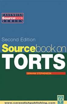 Sourcebook on Tort Law (Sourcebook)