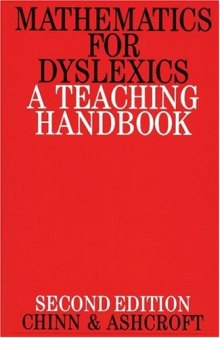 Mathematics for Dyslexics: A Teaching Handbook