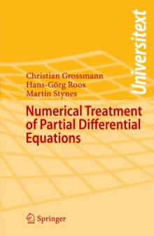 Numerical treatment of partial differential equations