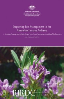 Improving Pest Management in the Australian Lucerne Industry: A review of management of white fringed weevil, small lucerne weevil and broad-back weevil