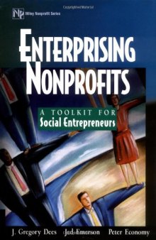 Enterprising Nonprofits: A Toolkit for Social Entrepreneurs