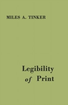 Legibility of print 