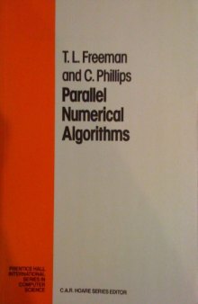 Parallel Numerical Algorithms