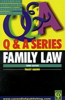 Q & A on Family Law (Q & A Series)