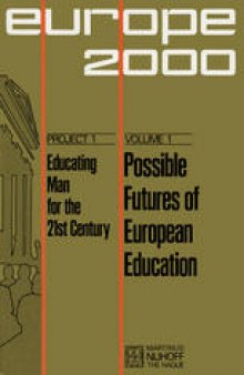 Possible Futures of European Education: Numerical and System’s Forecasts