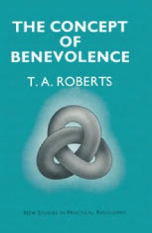 The Concept of Benevolence: Aspects of Eighteenth-Century Moral Philosophy