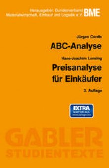ABC-Analyse. Preisanalyse für Einkäufer