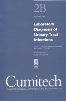 Cumitech 2B : Laboratory Diagnosis of Urinary Tract Infections