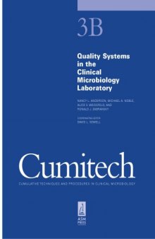 Cumitech 3B: Quality Systems in the Clinical Microbiology Laboratory