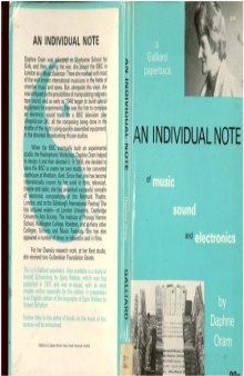 An individual note: of music, sound and electronics (A Galliard paperback)  