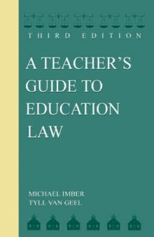 A Teacher's Guide to Education Law - 3rd Edition