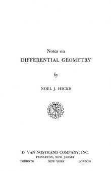 Notes on differential geometry