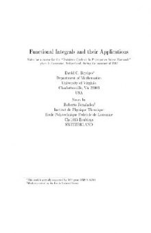 Functional Integrals and their Applications