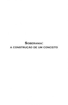 Soberania : a construção de um conceito