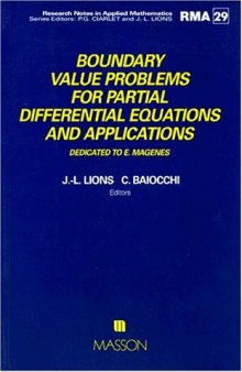 Boundary value problems for partial differential equations and applications : dedicated to E. Magenes