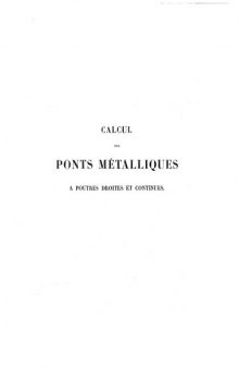 Calcul des ponts metalliques