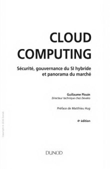 Cloud computing : sécurité, gouvernance du SI hybride et panorama du marché