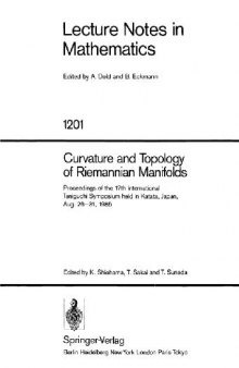 Curvature and Topology of Riemannian Manifolds