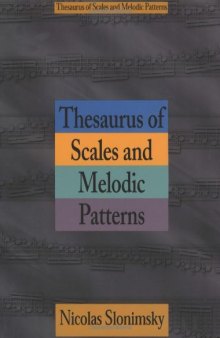 Thesaurus of Scales and Melodic Patterns (Text)