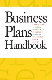 Business Plans Handbook, Volume 6