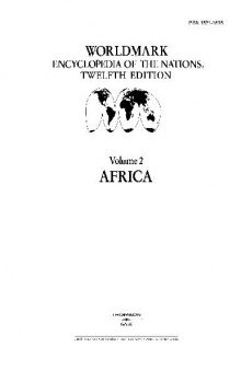 Worldmark Encyclopedia of the Nations. Africa