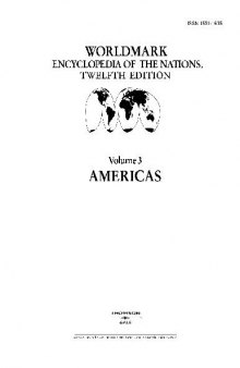 Worldmark Encyclopedia of the Nations. Americas