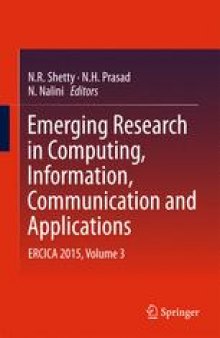 Emerging Research in Computing, Information, Communication and Applications : ERCICA 2015, Volume 3