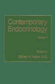 Contemporary Endocrinology: Volume 1