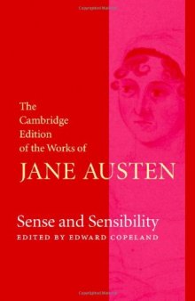 Sense and Sensibility (The Cambridge Edition of the Works of Jane Austen)
