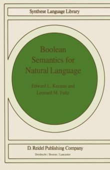 Boolean semantics for natural language