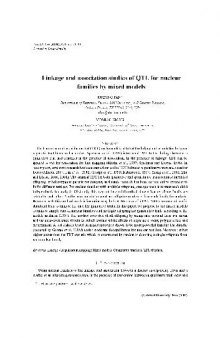 Linkage and association studies of QTL for nuclear families by mixed models