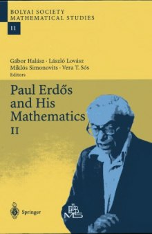 Paul Erdős and His Mathematics