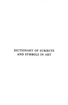 Dictionary of Subjects and Symbols in Art  