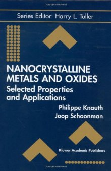 Nanocrystalline metals and oxides: selected properties and applications