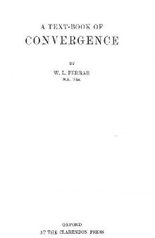 Textbook of Convergence