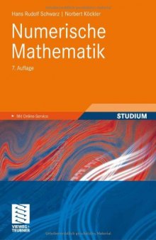 Numerische Mathematik, 7., uberarbeitete Auflage