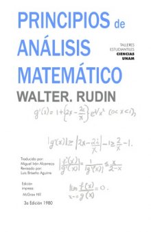 Principios de Analisis Matematico, 3a Edicion