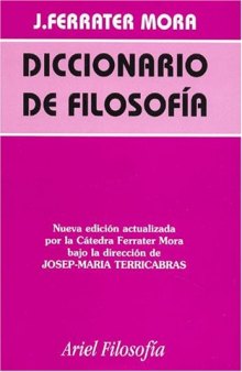 Diccionario de Filosofia - 2 Tomos  Spanish