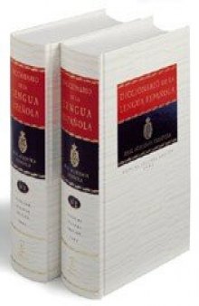 Diccionario de la lengua española, 2 vols., 22ª edicion