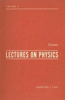 Feynman Lectures on Physics, Vol. 3 Exercises-1965