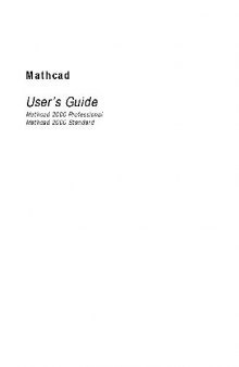 Mathcad User’s Guide