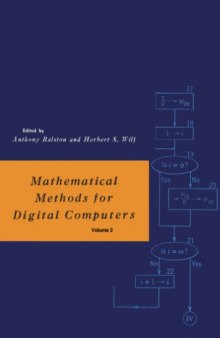 Mathematical Methods for Digital Computers, Volume 2
