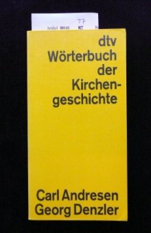 dtv - Wörterbuch der Kirchengeschichte