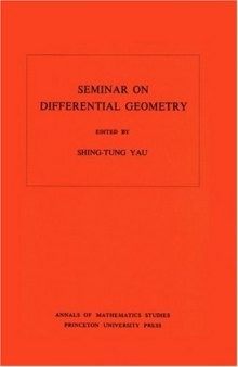 Seminar on Differential Geometry