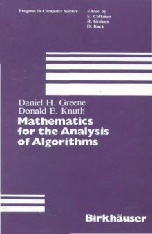 Mathematics for the analysis of algorithms 